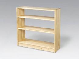 【日本製】【国産木製家具】白木棚<大>可動式|ブロック社(日本)