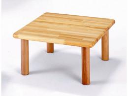 【国産木製家具】角テーブル 60〈H35cm〉|ブロック社(日本)
