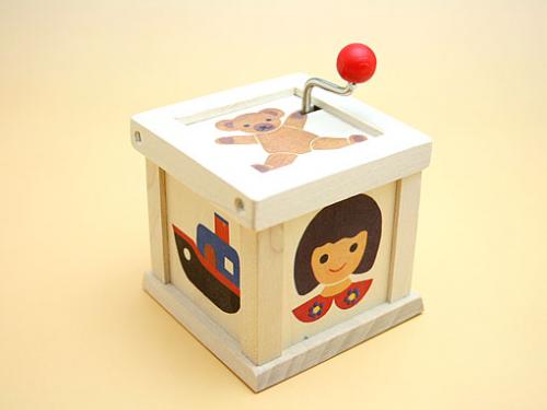 木のおもちゃ カルテット / 手まわしオルゴール|キーナー社(スイス)