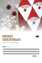 <クリスマスカード>サンタ1