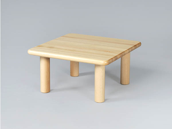 木のおもちゃ カルテット / 【国産木製家具】ままごとテーブル〈H23cm 