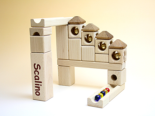 木のおもちゃ カルテット / スカリーノ・鈴の塔セット|スカリーノ社 